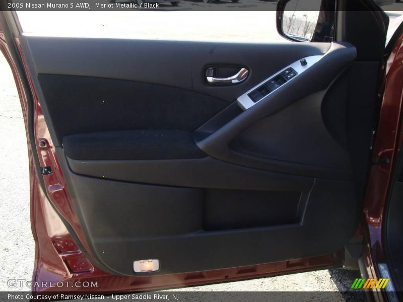 Merlot Metallic / Black 2009 Nissan Murano S AWD