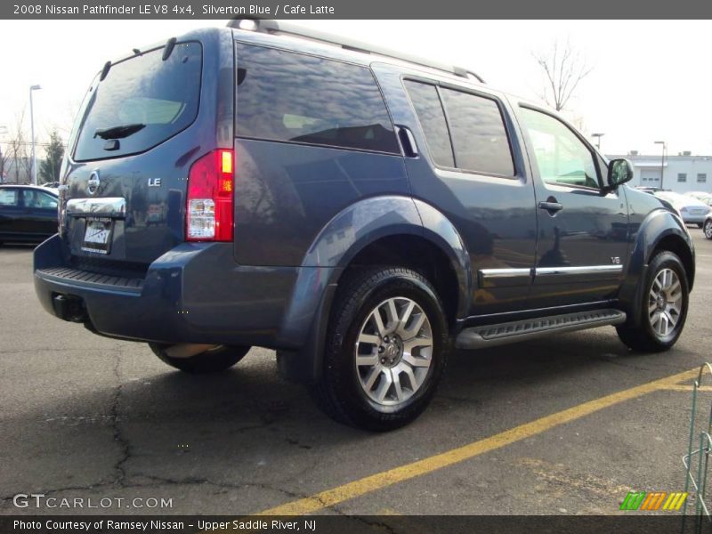 Silverton Blue / Cafe Latte 2008 Nissan Pathfinder LE V8 4x4