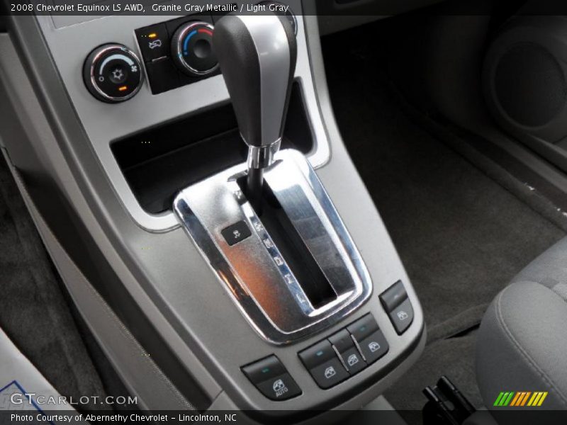 Granite Gray Metallic / Light Gray 2008 Chevrolet Equinox LS AWD