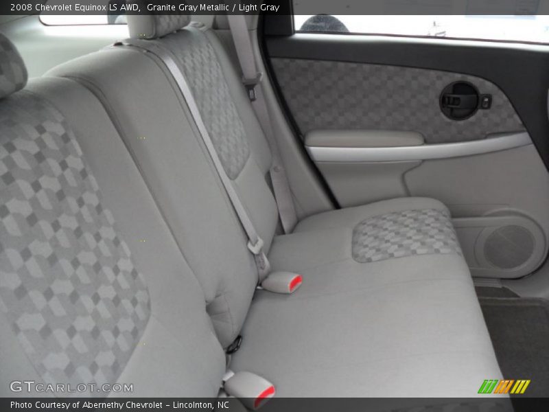 Granite Gray Metallic / Light Gray 2008 Chevrolet Equinox LS AWD