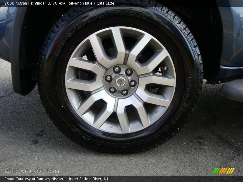 Silverton Blue / Cafe Latte 2008 Nissan Pathfinder LE V8 4x4