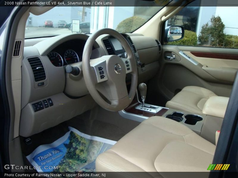 Silverton Blue / Cafe Latte 2008 Nissan Pathfinder LE V8 4x4