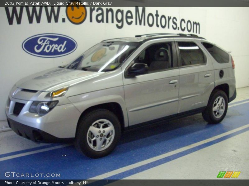 Liquid Gray Metallic / Dark Gray 2003 Pontiac Aztek AWD