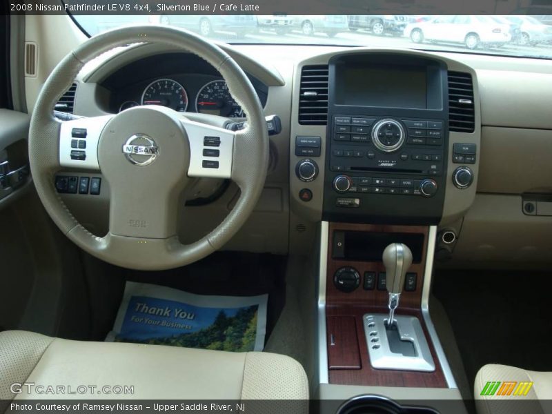 Silverton Blue / Cafe Latte 2008 Nissan Pathfinder LE V8 4x4