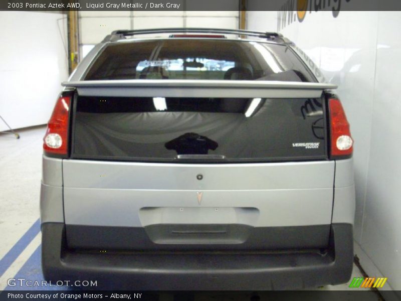 Liquid Gray Metallic / Dark Gray 2003 Pontiac Aztek AWD