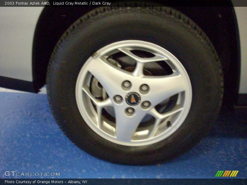 Liquid Gray Metallic / Dark Gray 2003 Pontiac Aztek AWD