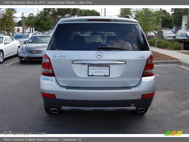 Iridium Silver Metallic / Ash Grey 2007 Mercedes-Benz GL 450