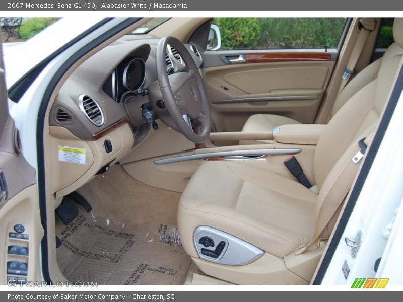 Alabaster White / Macadamia 2007 Mercedes-Benz GL 450