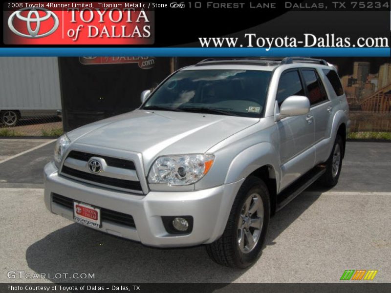 Titanium Metallic / Stone Gray 2008 Toyota 4Runner Limited