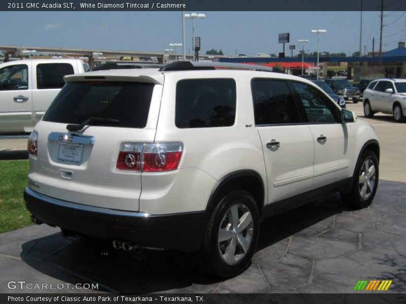 White Diamond Tintcoat / Cashmere 2011 GMC Acadia SLT