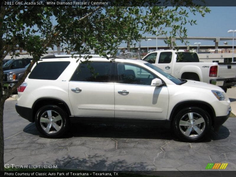 White Diamond Tintcoat / Cashmere 2011 GMC Acadia SLT