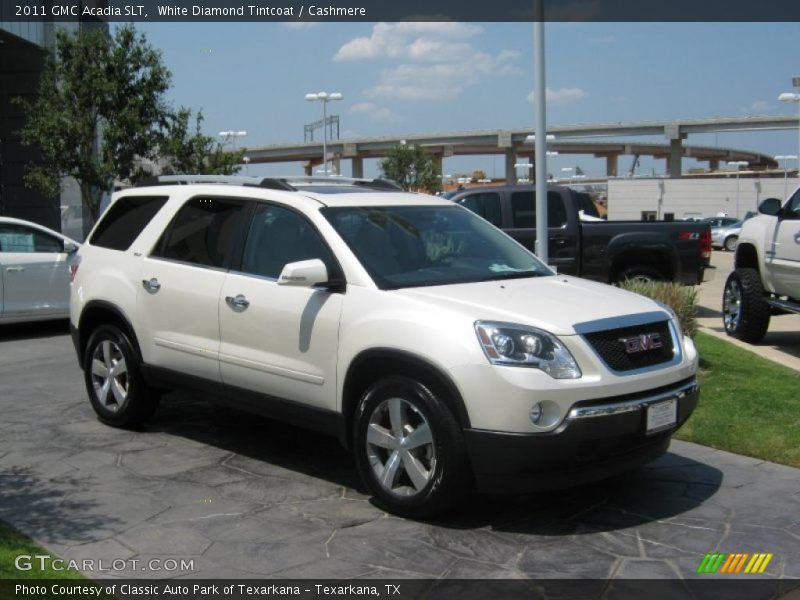 White Diamond Tintcoat / Cashmere 2011 GMC Acadia SLT