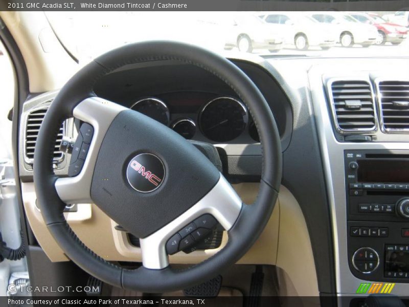 White Diamond Tintcoat / Cashmere 2011 GMC Acadia SLT