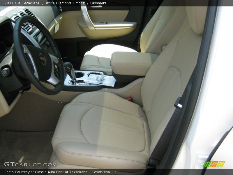 White Diamond Tintcoat / Cashmere 2011 GMC Acadia SLT