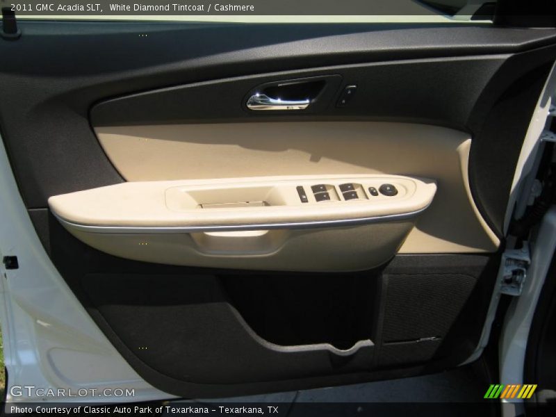 White Diamond Tintcoat / Cashmere 2011 GMC Acadia SLT