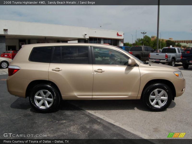 Sandy Beach Metallic / Sand Beige 2008 Toyota Highlander 4WD