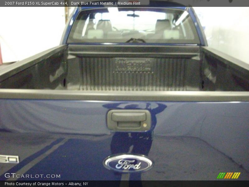 Dark Blue Pearl Metallic / Medium Flint 2007 Ford F150 XL SuperCab 4x4