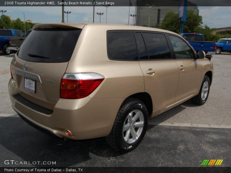 Sandy Beach Metallic / Sand Beige 2008 Toyota Highlander 4WD