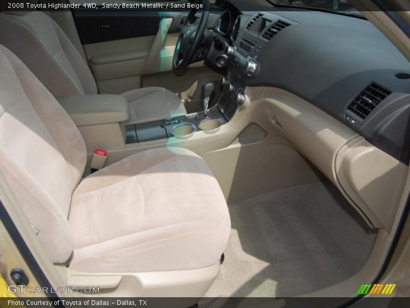 Sandy Beach Metallic / Sand Beige 2008 Toyota Highlander 4WD