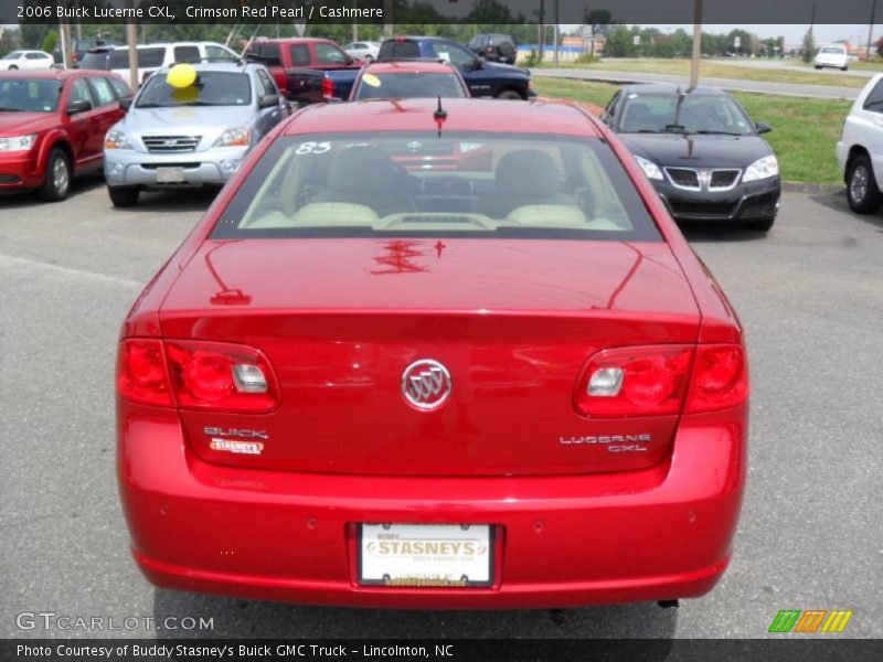 Crimson Red Pearl / Cashmere 2006 Buick Lucerne CXL