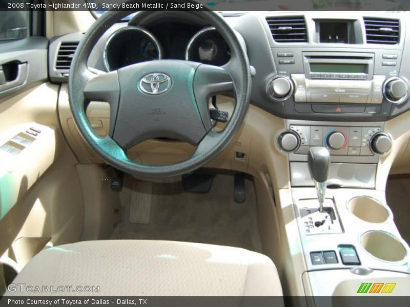 Sandy Beach Metallic / Sand Beige 2008 Toyota Highlander 4WD
