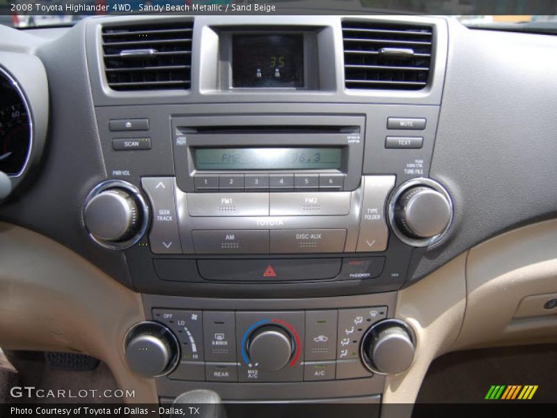 Sandy Beach Metallic / Sand Beige 2008 Toyota Highlander 4WD