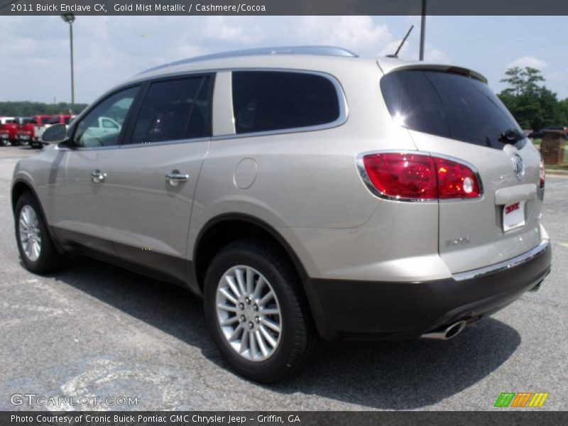 Gold Mist Metallic / Cashmere/Cocoa 2011 Buick Enclave CX