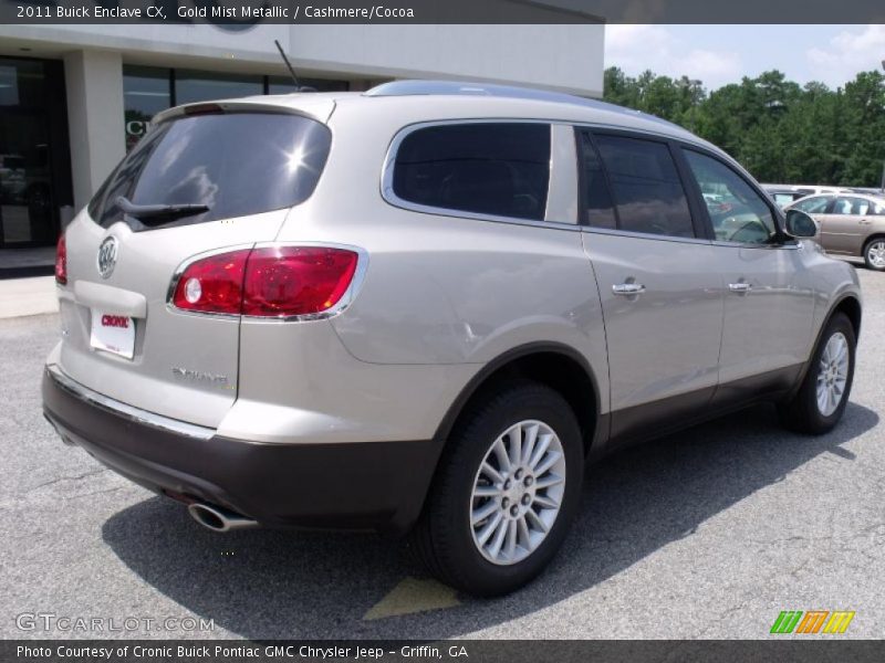 Gold Mist Metallic / Cashmere/Cocoa 2011 Buick Enclave CX