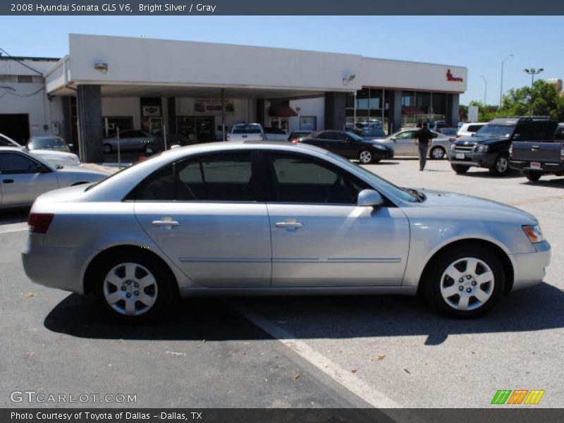 Bright Silver / Gray 2008 Hyundai Sonata GLS V6