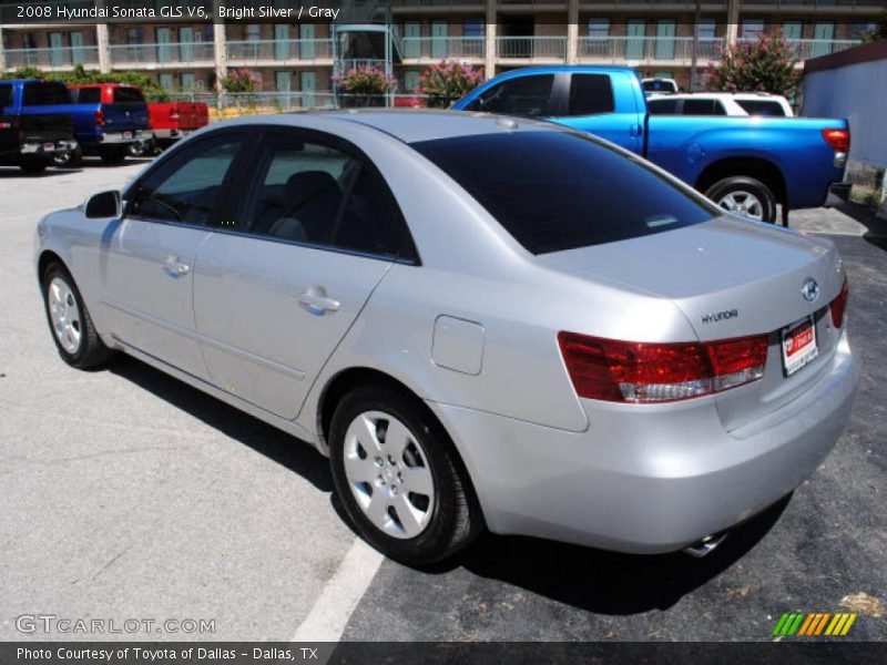 Bright Silver / Gray 2008 Hyundai Sonata GLS V6