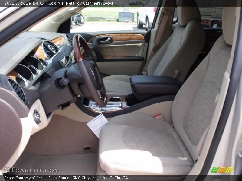 Gold Mist Metallic / Cashmere/Cocoa 2011 Buick Enclave CX