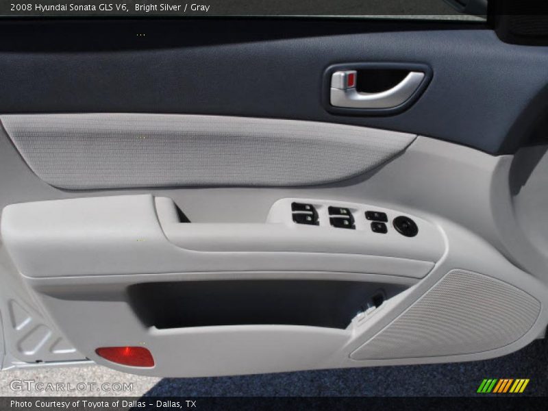 Bright Silver / Gray 2008 Hyundai Sonata GLS V6