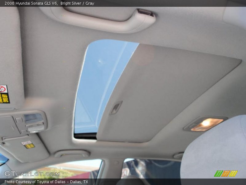 Bright Silver / Gray 2008 Hyundai Sonata GLS V6