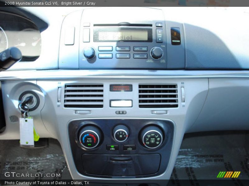 Bright Silver / Gray 2008 Hyundai Sonata GLS V6