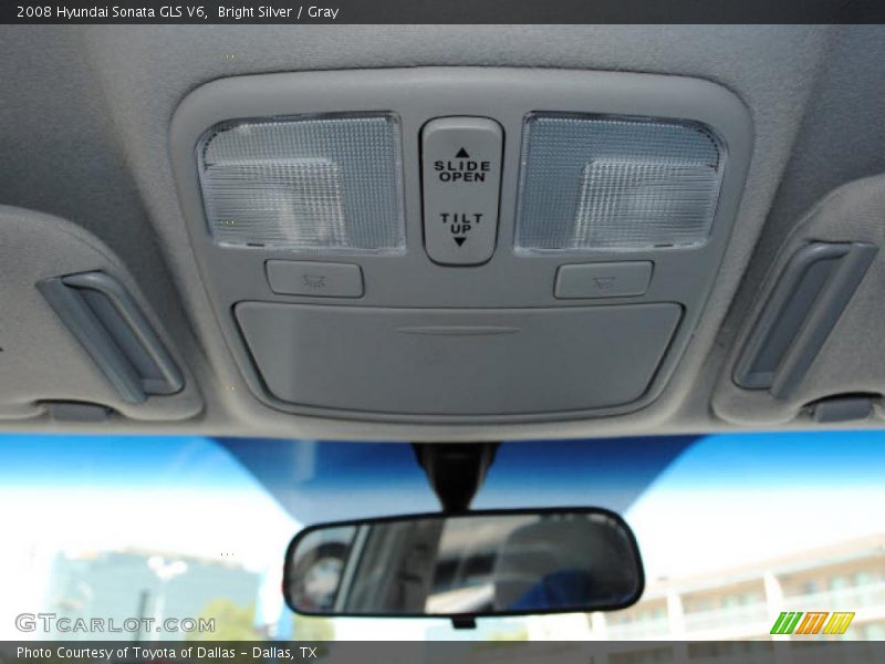Bright Silver / Gray 2008 Hyundai Sonata GLS V6