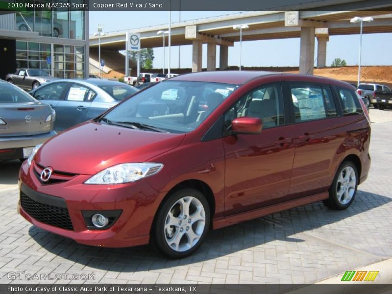 Copper Red Mica / Sand 2010 Mazda MAZDA5 Sport
