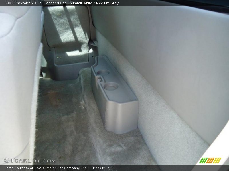 Summit White / Medium Gray 2003 Chevrolet S10 LS Extended Cab