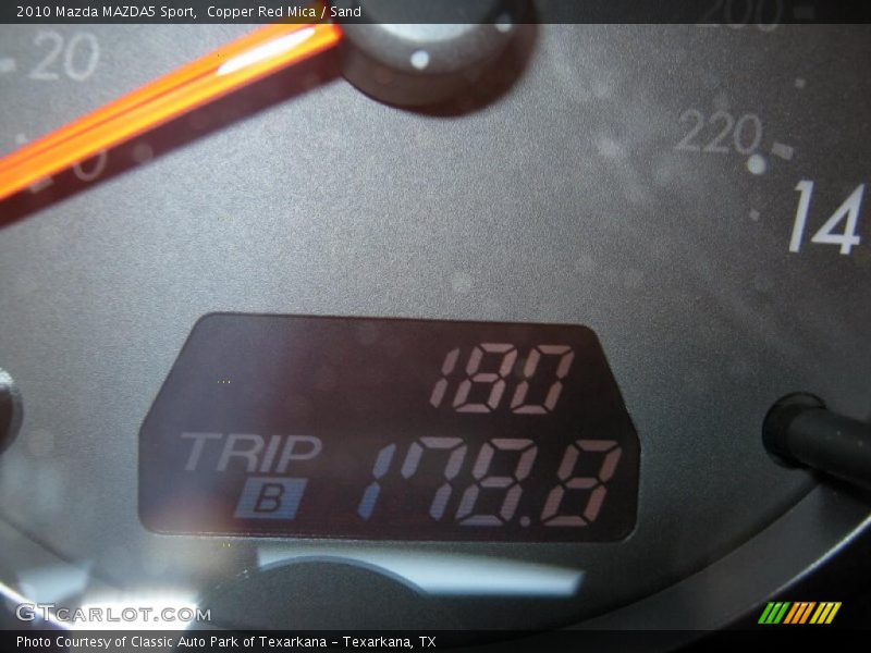 Copper Red Mica / Sand 2010 Mazda MAZDA5 Sport