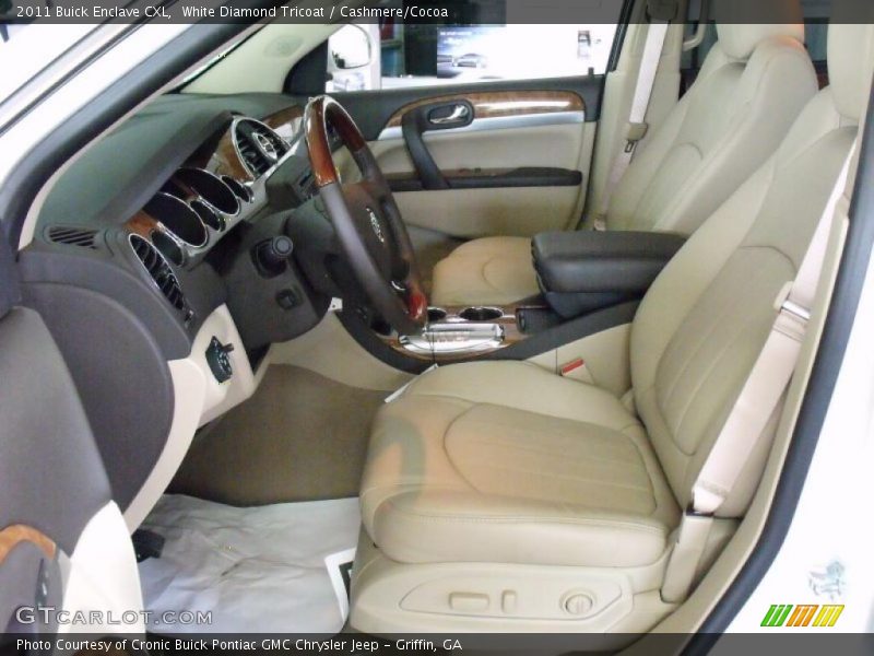 White Diamond Tricoat / Cashmere/Cocoa 2011 Buick Enclave CXL