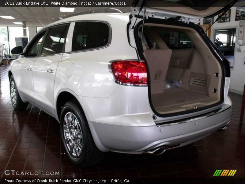 White Diamond Tricoat / Cashmere/Cocoa 2011 Buick Enclave CXL