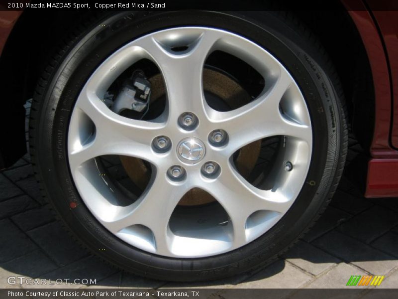 Copper Red Mica / Sand 2010 Mazda MAZDA5 Sport