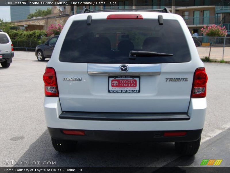 Classic White / Camel Beige 2008 Mazda Tribute s Grand Touring