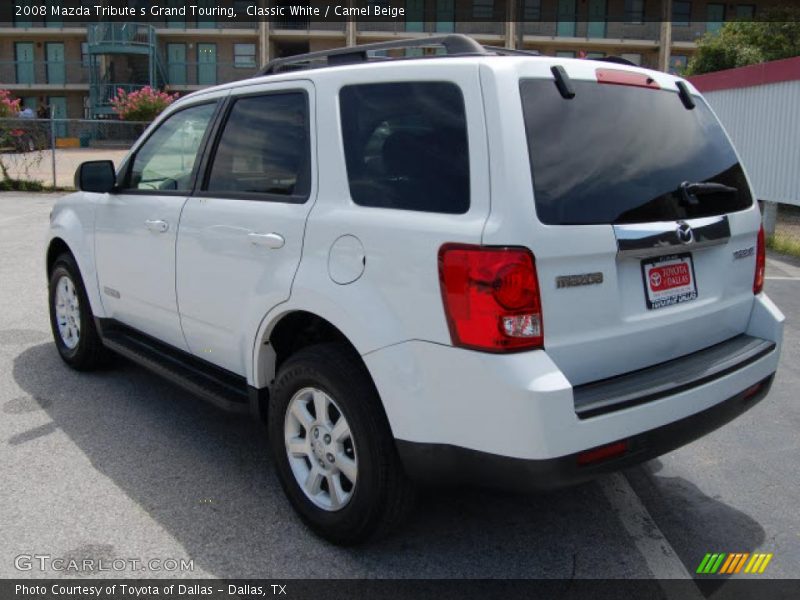 Classic White / Camel Beige 2008 Mazda Tribute s Grand Touring