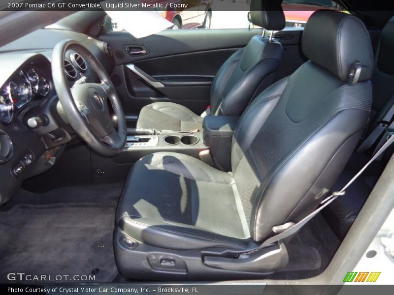 Liquid Silver Metallic / Ebony 2007 Pontiac G6 GT Convertible