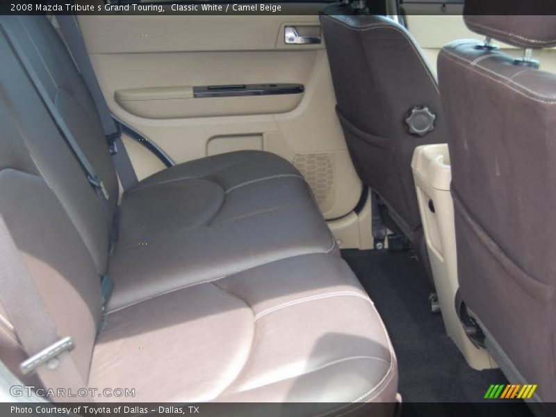 Classic White / Camel Beige 2008 Mazda Tribute s Grand Touring