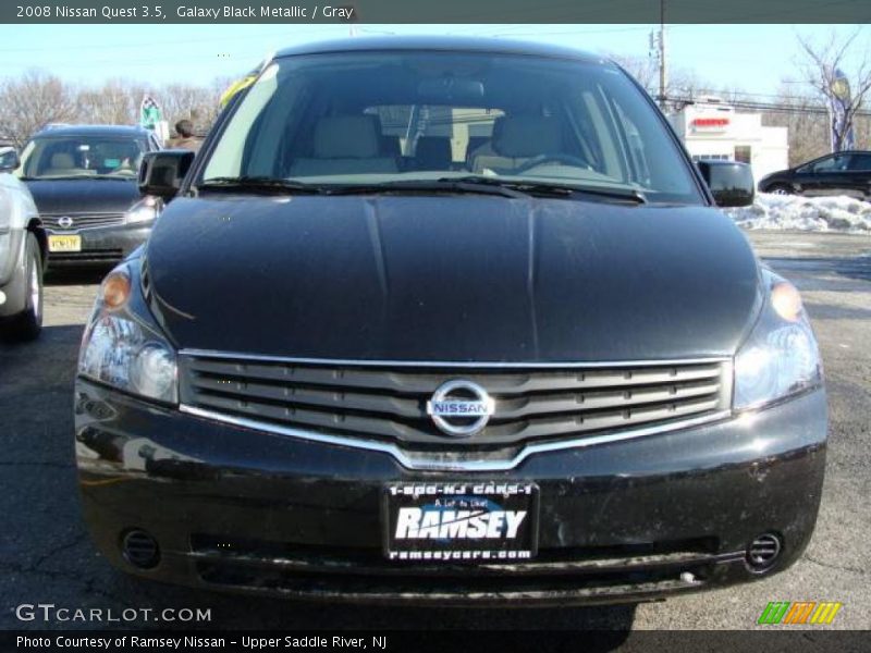 Galaxy Black Metallic / Gray 2008 Nissan Quest 3.5