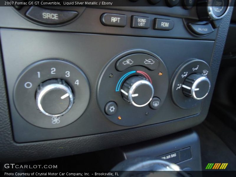 Liquid Silver Metallic / Ebony 2007 Pontiac G6 GT Convertible