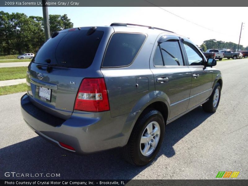 Alpine Gray / Gray 2009 Kia Sorento LX
