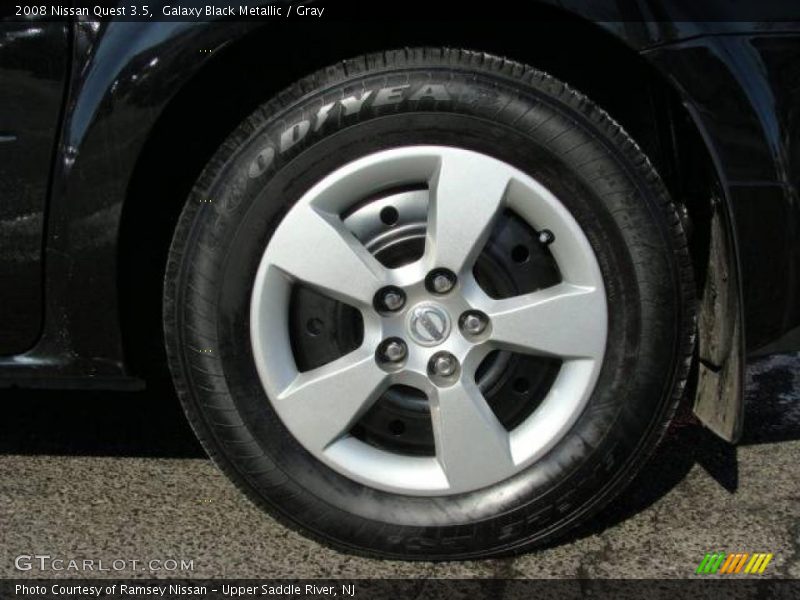 Galaxy Black Metallic / Gray 2008 Nissan Quest 3.5
