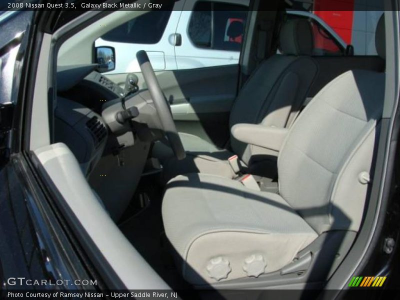 Galaxy Black Metallic / Gray 2008 Nissan Quest 3.5